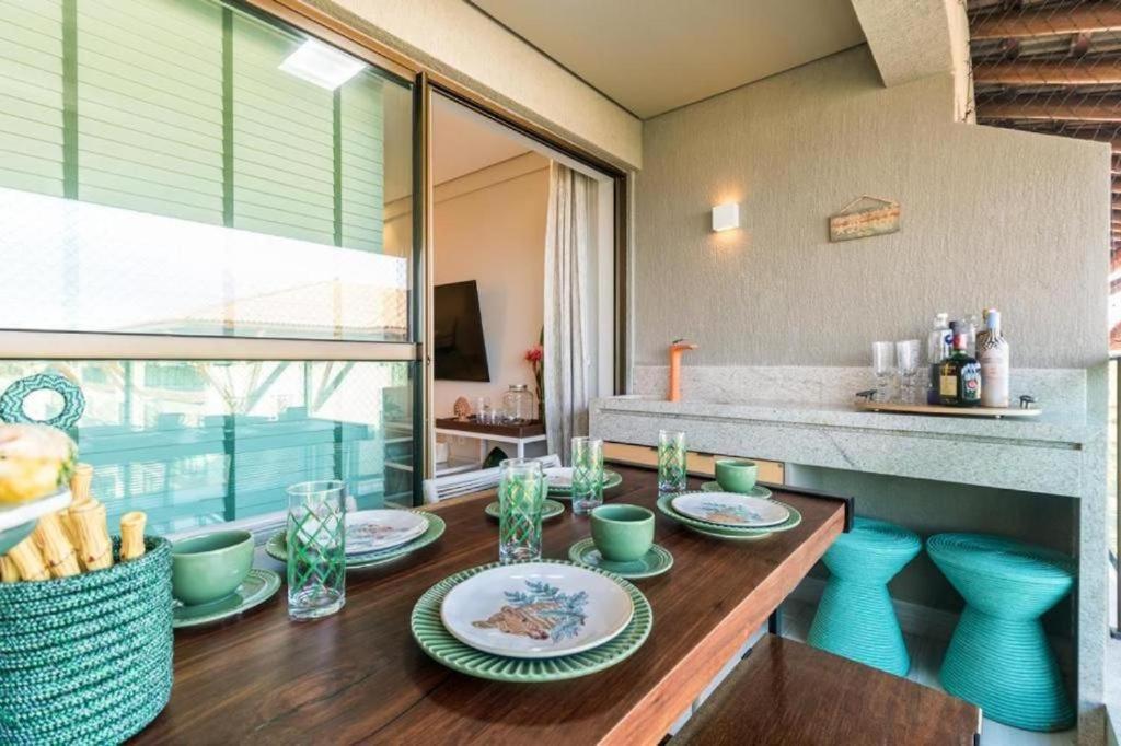 Super Flat De Luxo Em Muro Alto Порту-де-Галиньяш Экстерьер фото